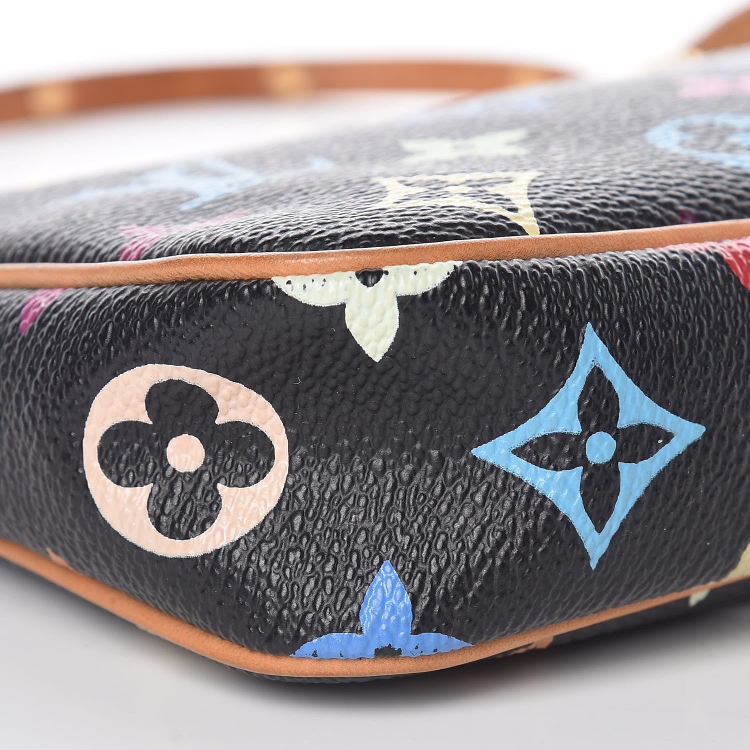 Louis Vuitton Monogram Multicolor Pochette Accessories Black 9 of 10