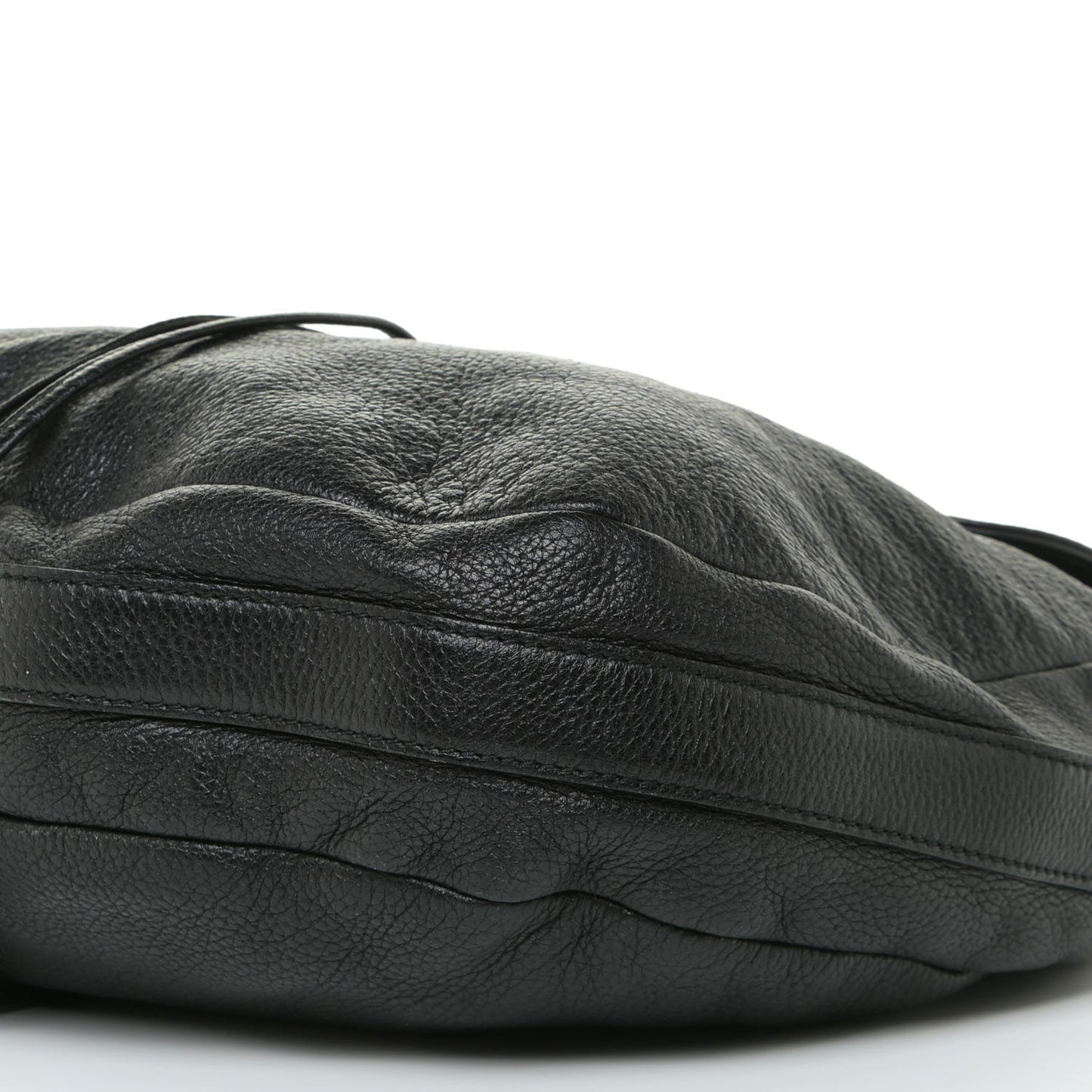 Calfskin Large Jungle Shoulder Bag Black