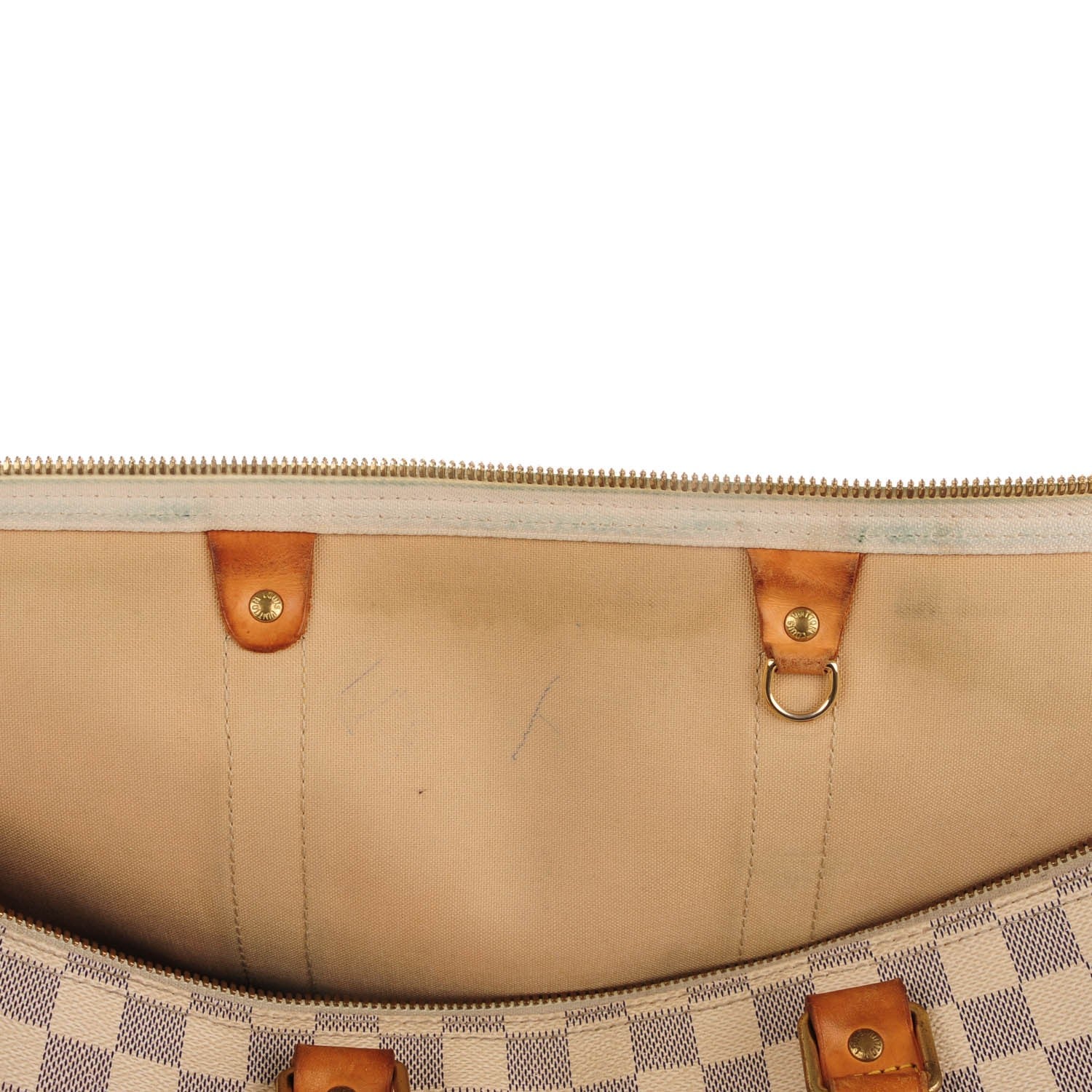Louis Vuitton Damier Azur Keepall Bandouliere 55 11 of 12