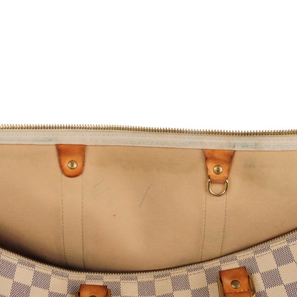 Louis Vuitton Damier Azur Keepall Bandouliere 55 11 of 12