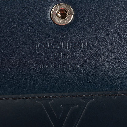 Louis Vuitton Mat Monogram Ludlow Wallet Blue 6 of 8