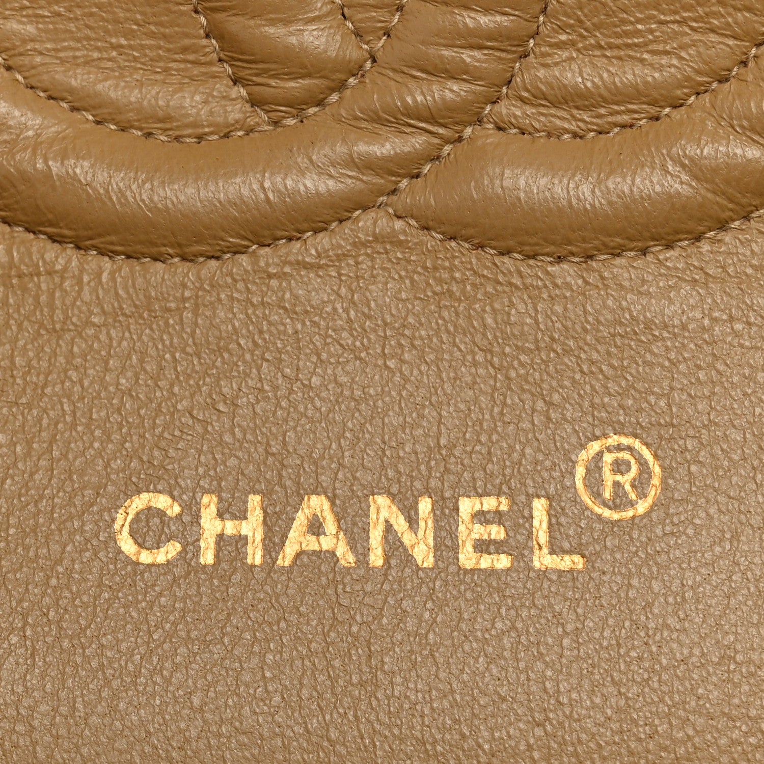 Chanel Lambskin Quilted Medium Double Flap Beige 6 of 14