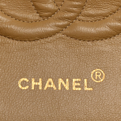 Chanel Lambskin Quilted Medium Double Flap Beige 6 of 14