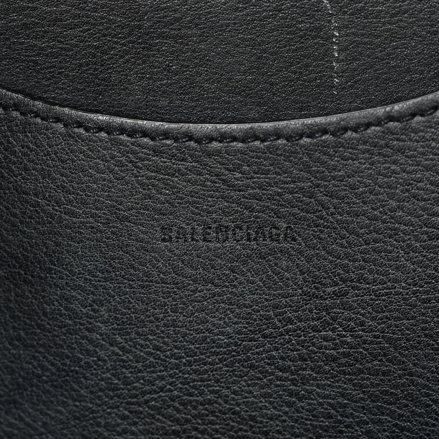 Used Calfskin Silver Hardware Neo Classic City Navy