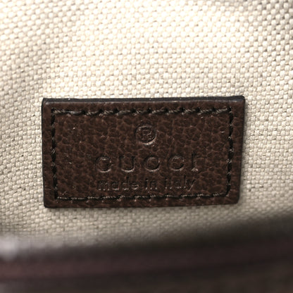 Gucci GG Supreme Monogram Web Mini Ophidia Messenger Brown 6 of 9