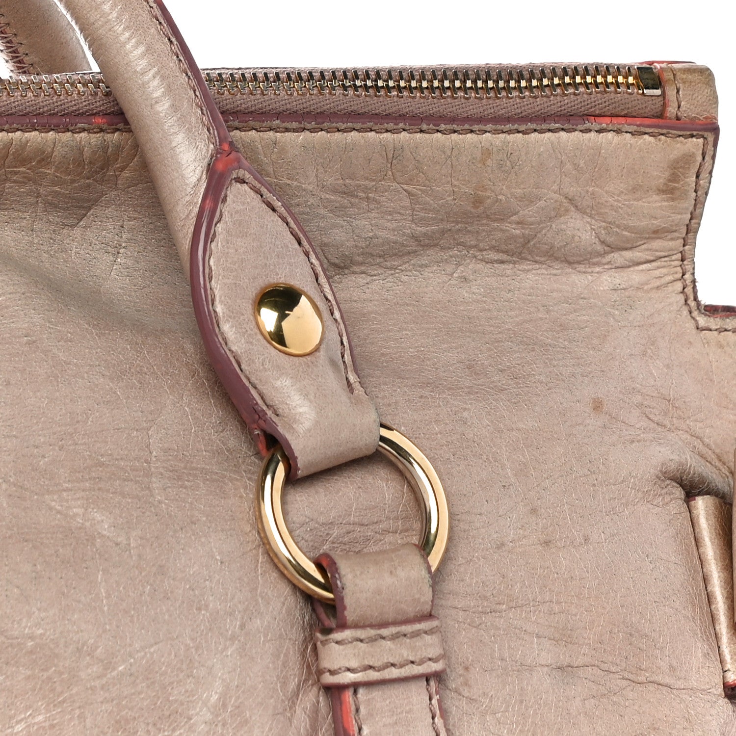 Miu Miu Vitello Lux Large Bow Bag Mughetto 20 of 33