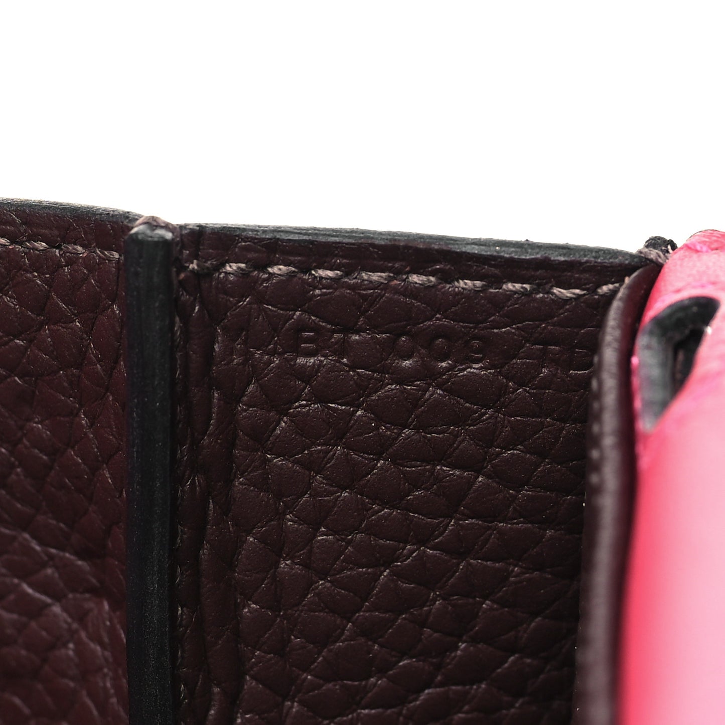 Taurillon Clemence Verso Halzan 25 Rouge Sellier Framboise