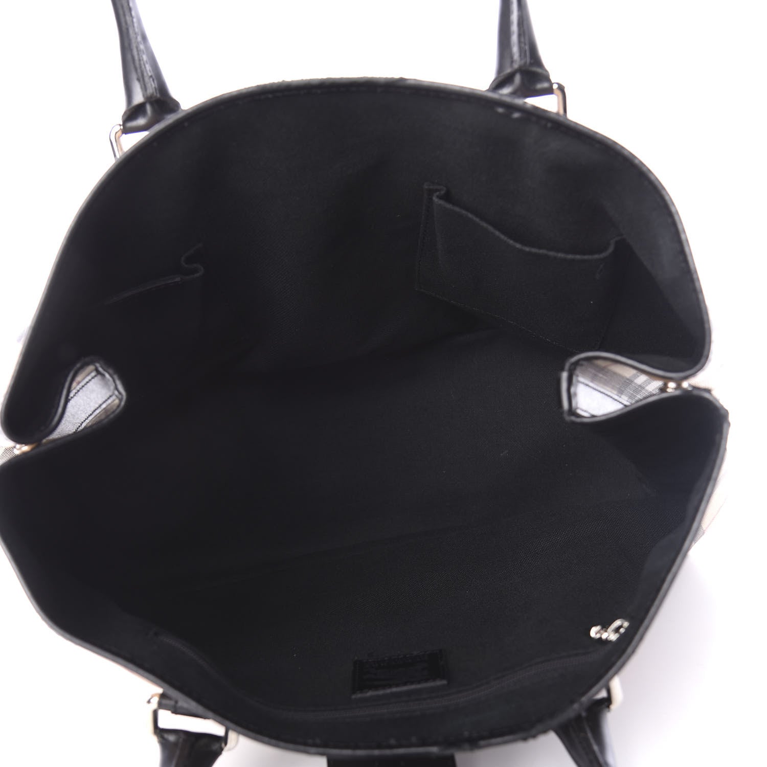 Burberry House Check Buckle Tote Black 5 of 13