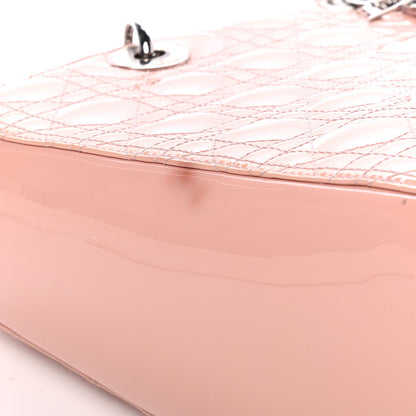 Christian Dior Patent Cannage Large Lady Dior Light Pink 5 of 5