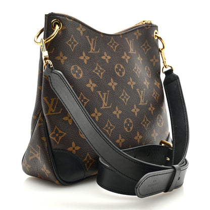 Louis Vuitton Monogram Odeon PM Black 2 of 7