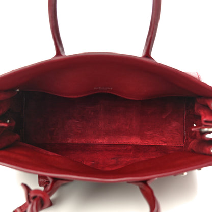 Saint Laurent Grained Calfskin Small Supple Sac De Jour Dark Pallisandre 6 of 17