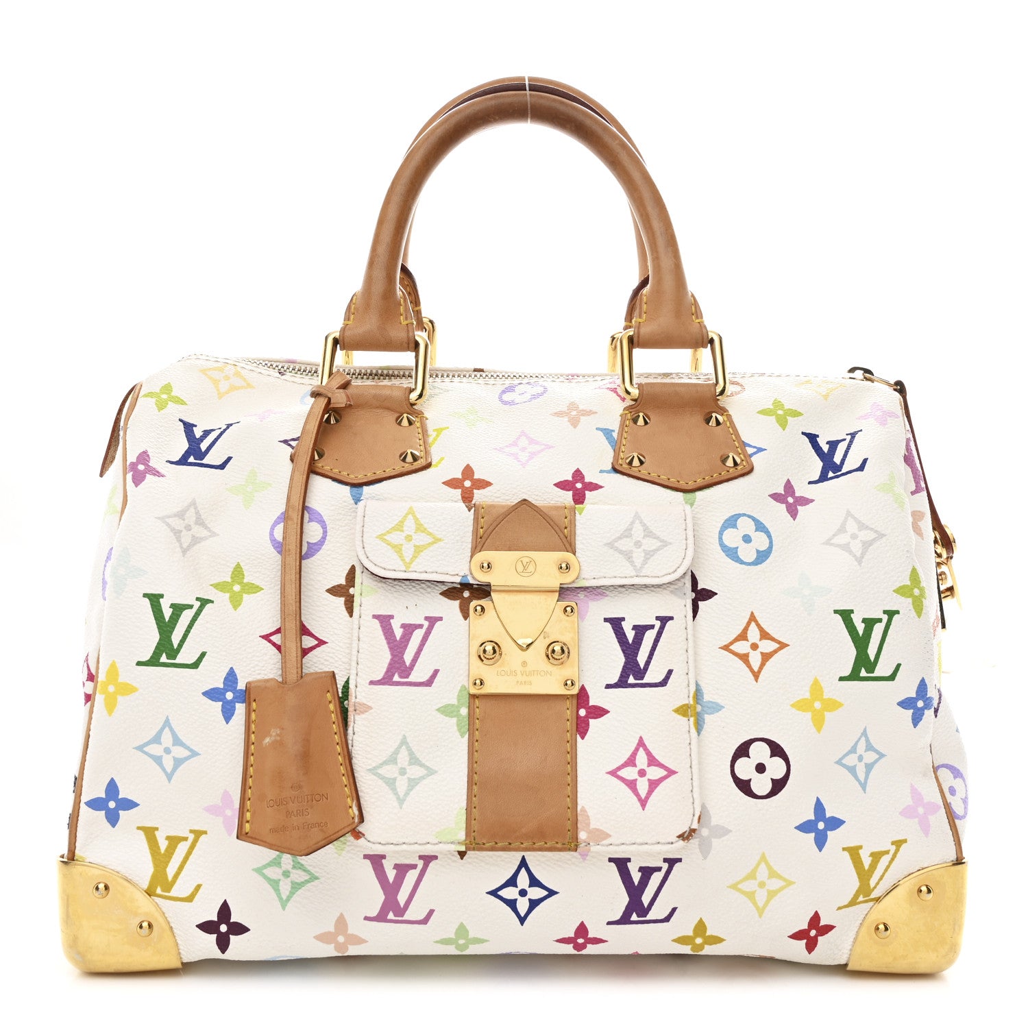 Louis Vuitton Monogram Multicolor Speedy 30 White 1 of 10