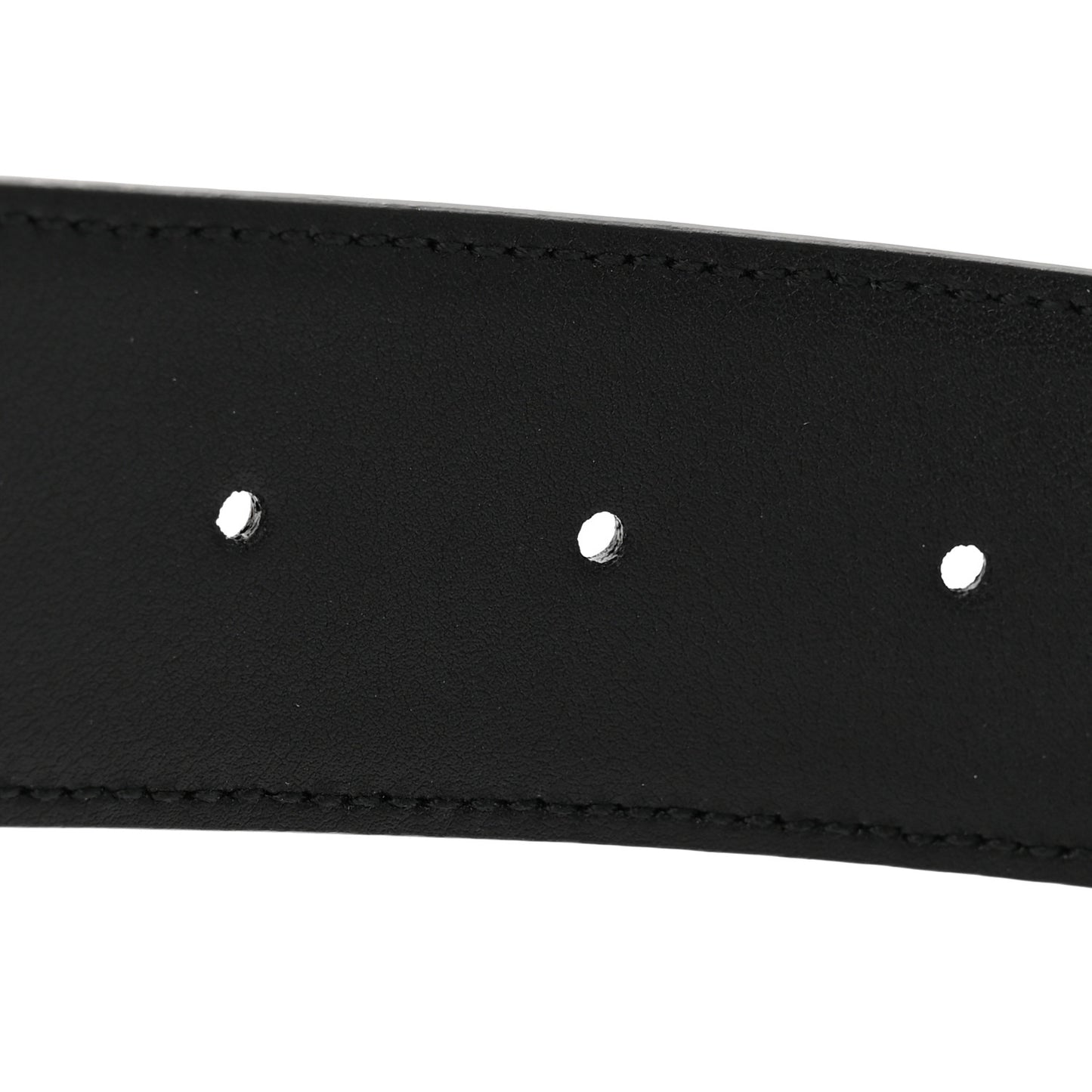 Plutone Calfskin Interlocking G 40mm Belt 85 34 Black
