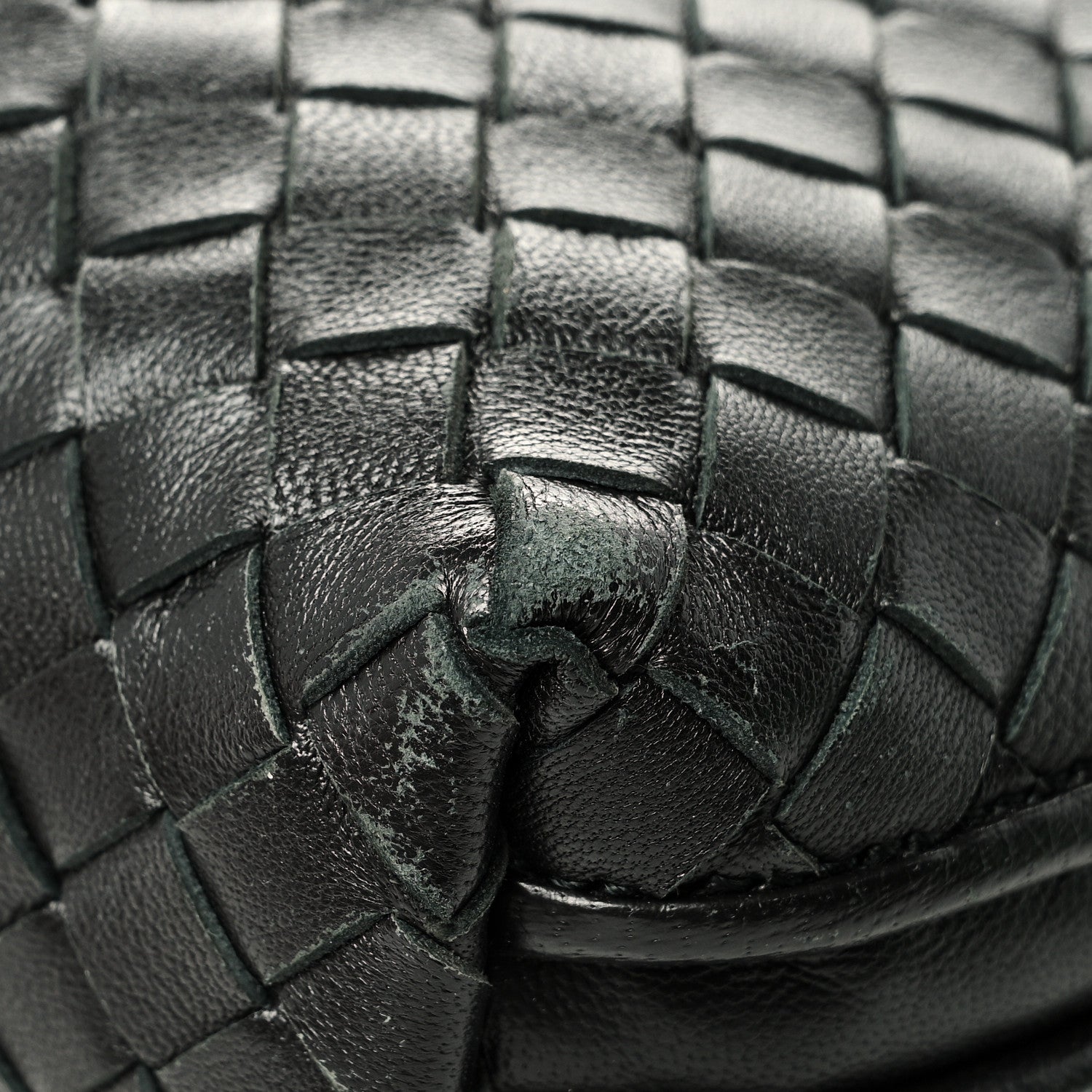 Bottega Veneta Nappa Intrecciato Nodini Crossbody Messenger Black 14 of 14