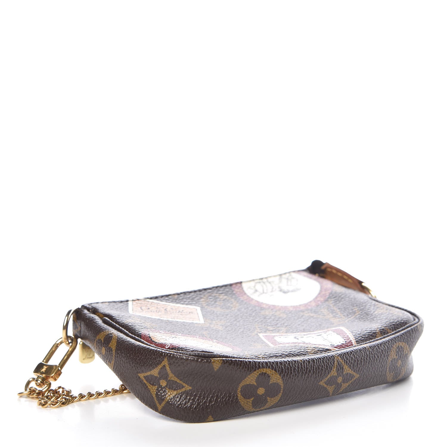 Louis Vuitton Monogram Stamp Mini Pochette Accessories 4 of 11