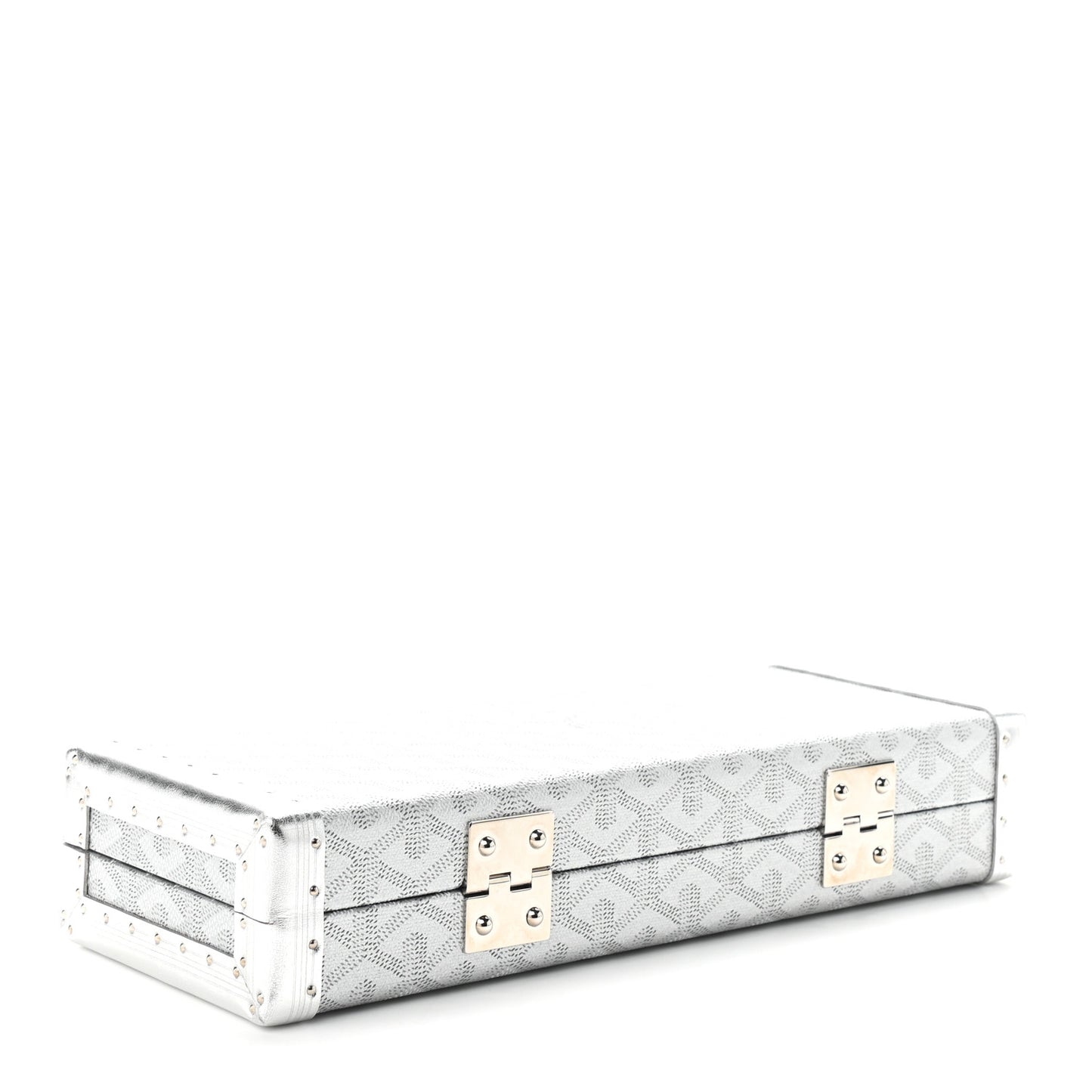 Goyardine Saint Honore Clutch Silver