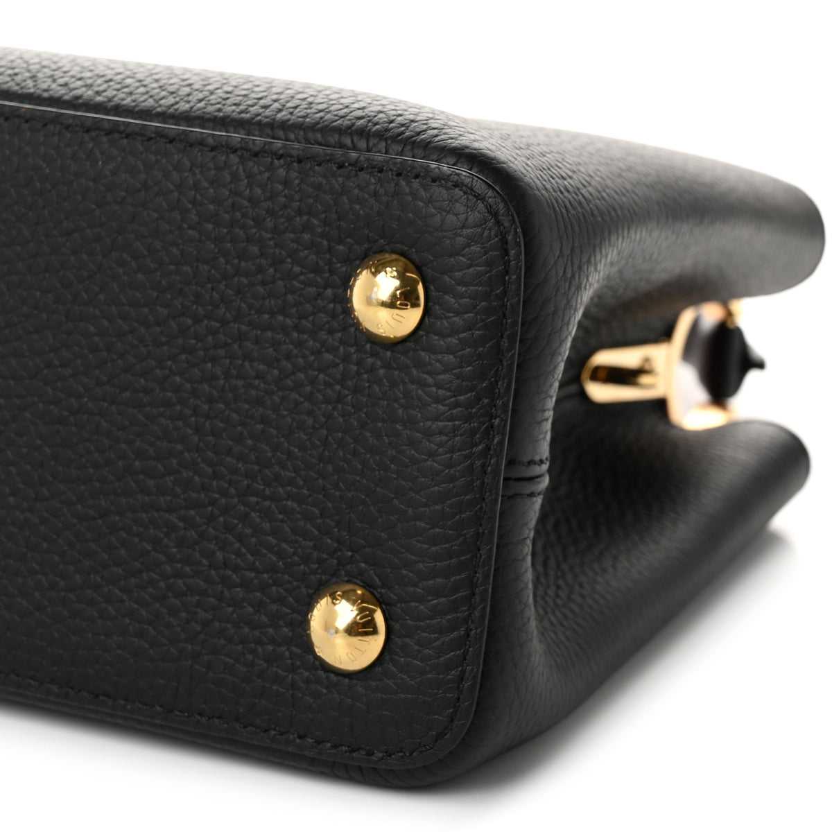 Taurillon Capucines MM Black Rose Berlingot