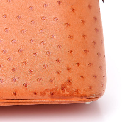 Hermes Ostrich Bolide 27 Orange 13 of 14