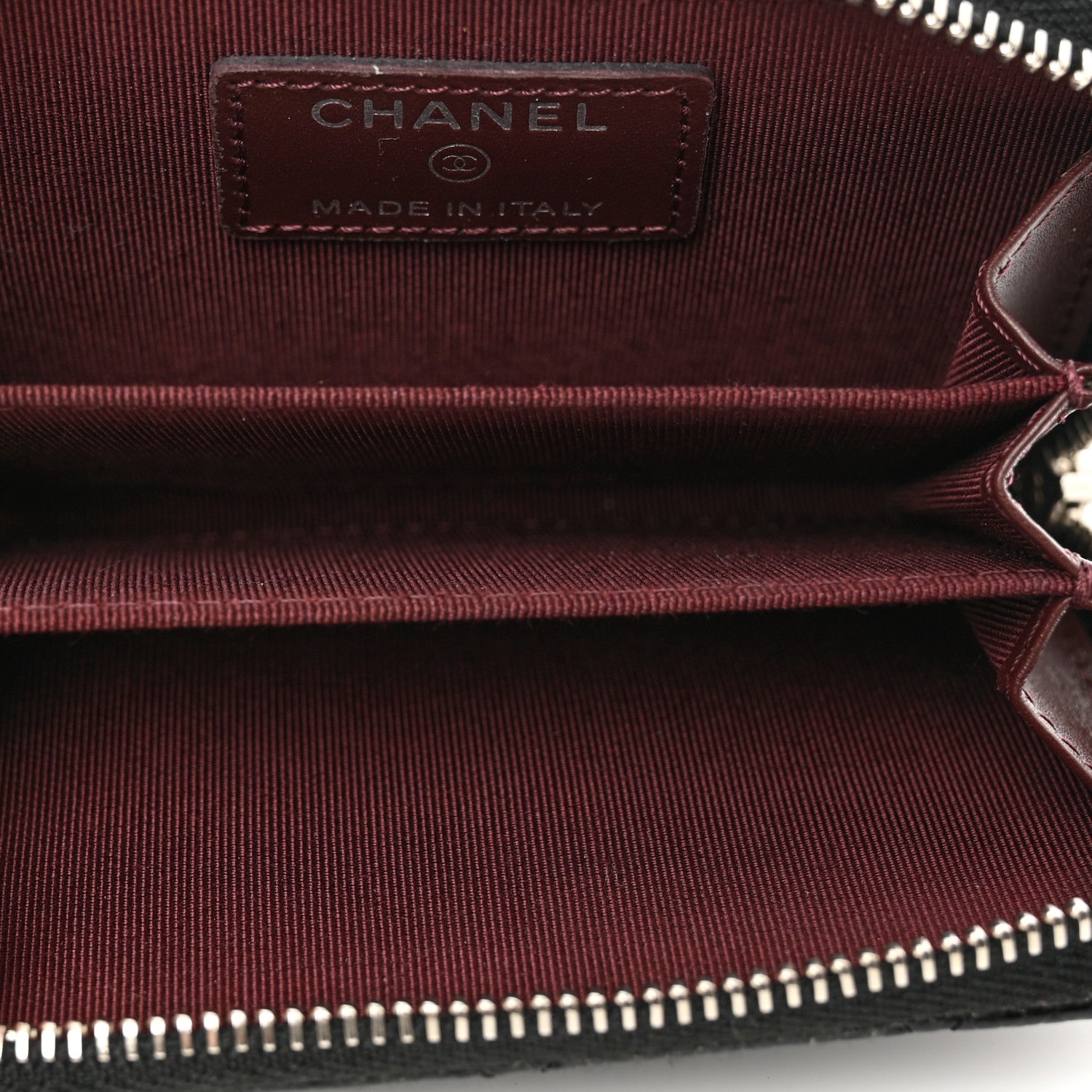 Chanel Caviar Quilted Zip Coin Purse Black 5 of 8