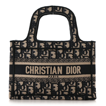 Christian Dior Oblique Mini Book Tote Blue Multicolor 1 of 11
