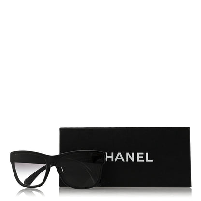 Chanel Acetate Butterfly CC Sunglasses 5386 Black 8 of 8