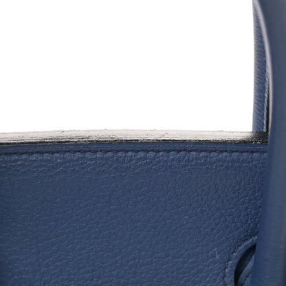 Hermes Togo Birkin 35 Bleu Brighton 14 of 14