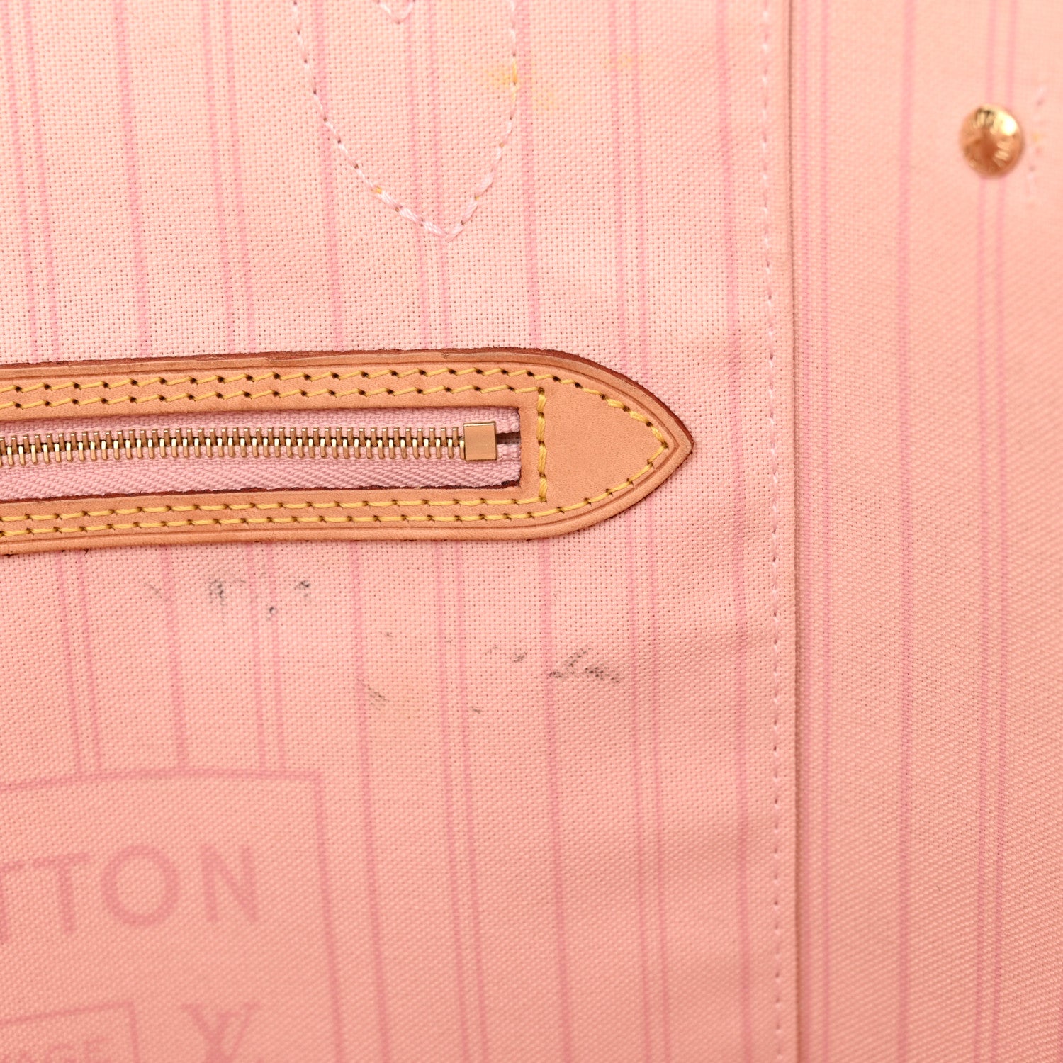 Louis Vuitton Damier Azur Neo Neverfull MM Rose Ballerine 10 of 14