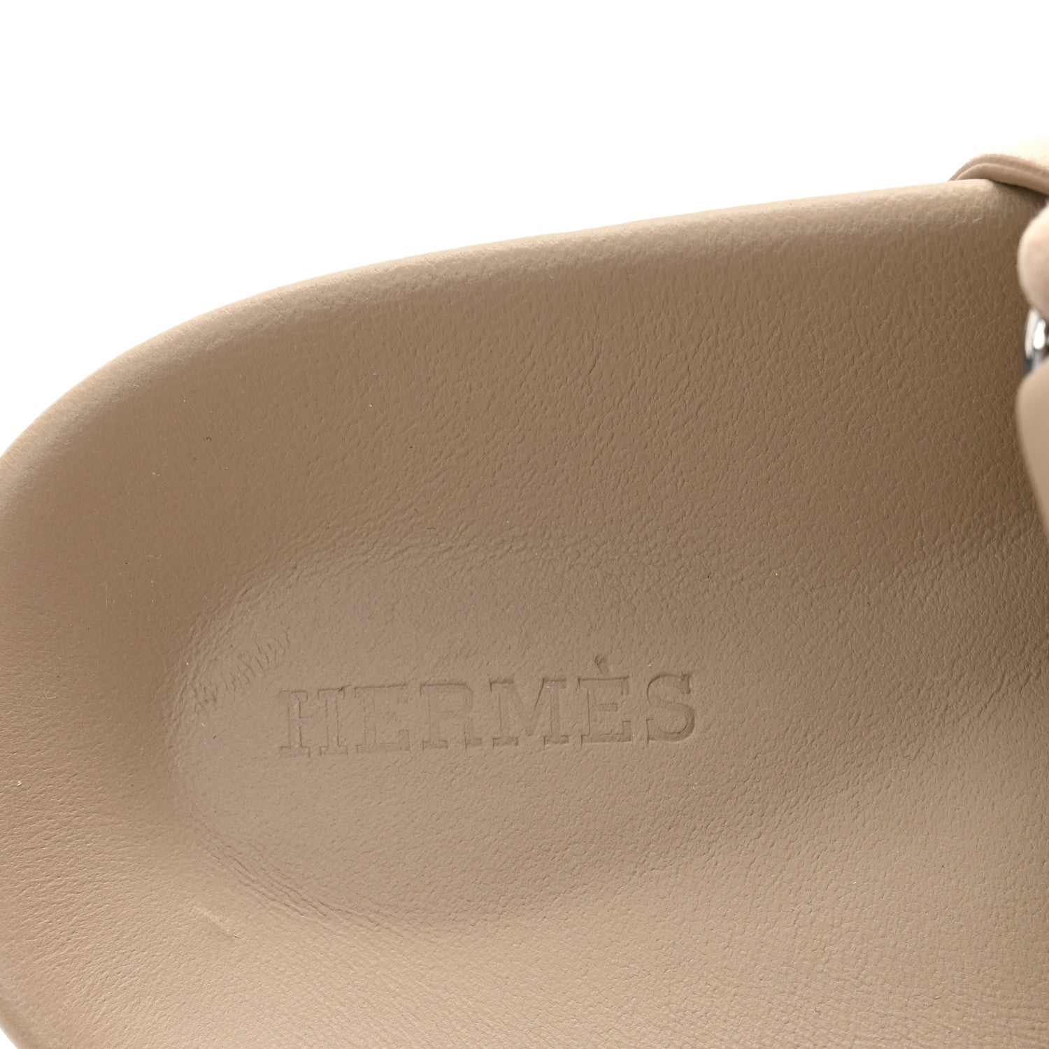 Hermes Suede Mens Doha Sandals 43 Taupe 8 of 10