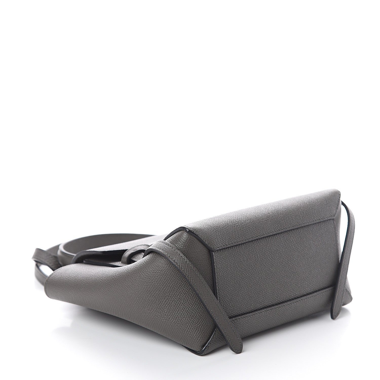 Celine Grained Calfskin Nano Belt Bag Grey 3 of 8
