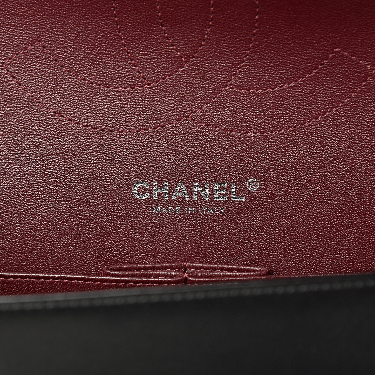 Lambskin Quilted Jumbo Double Flap Black