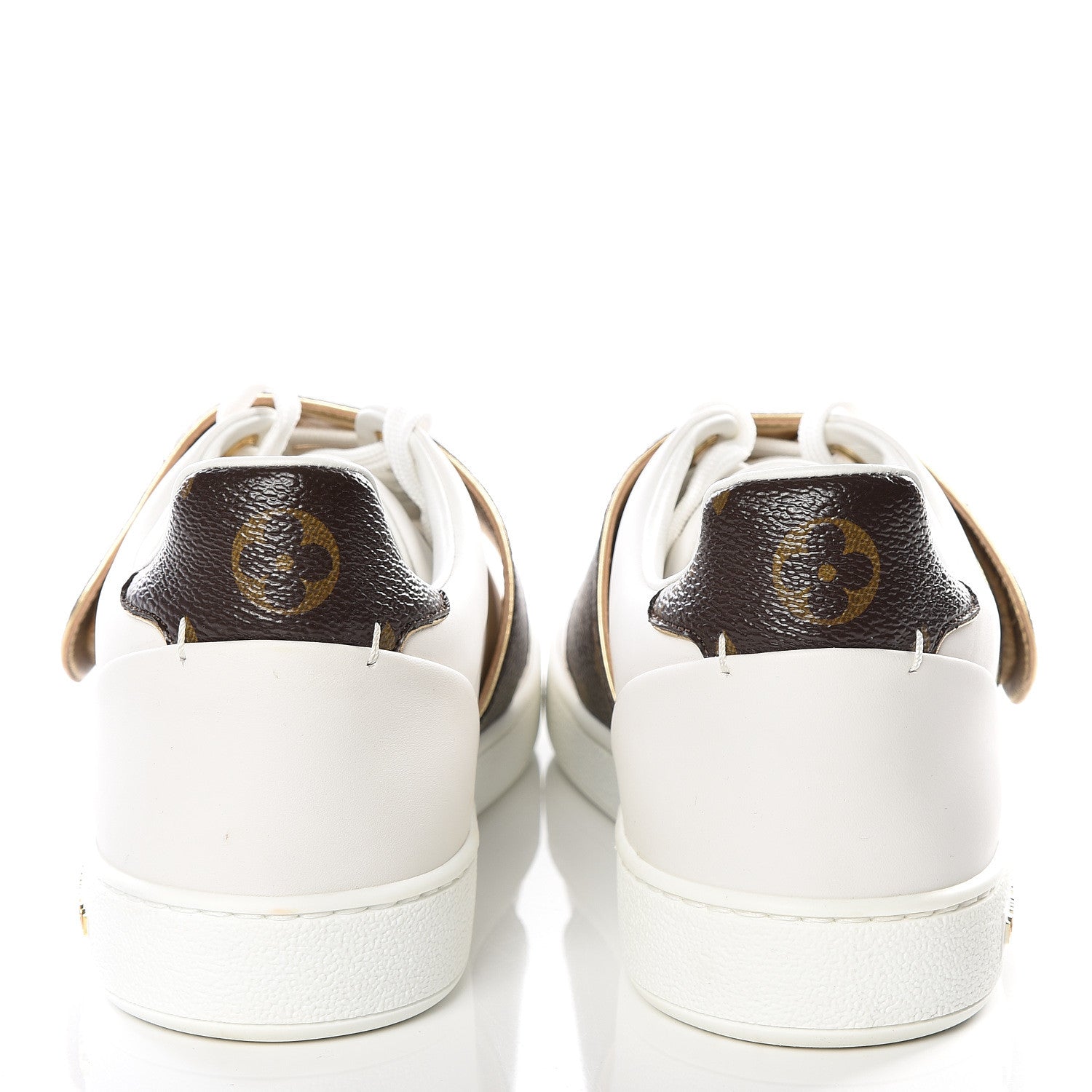 Louis Vuitton Calfskin Monogram Frontrow Sneaker 39.5 White 6 of 11
