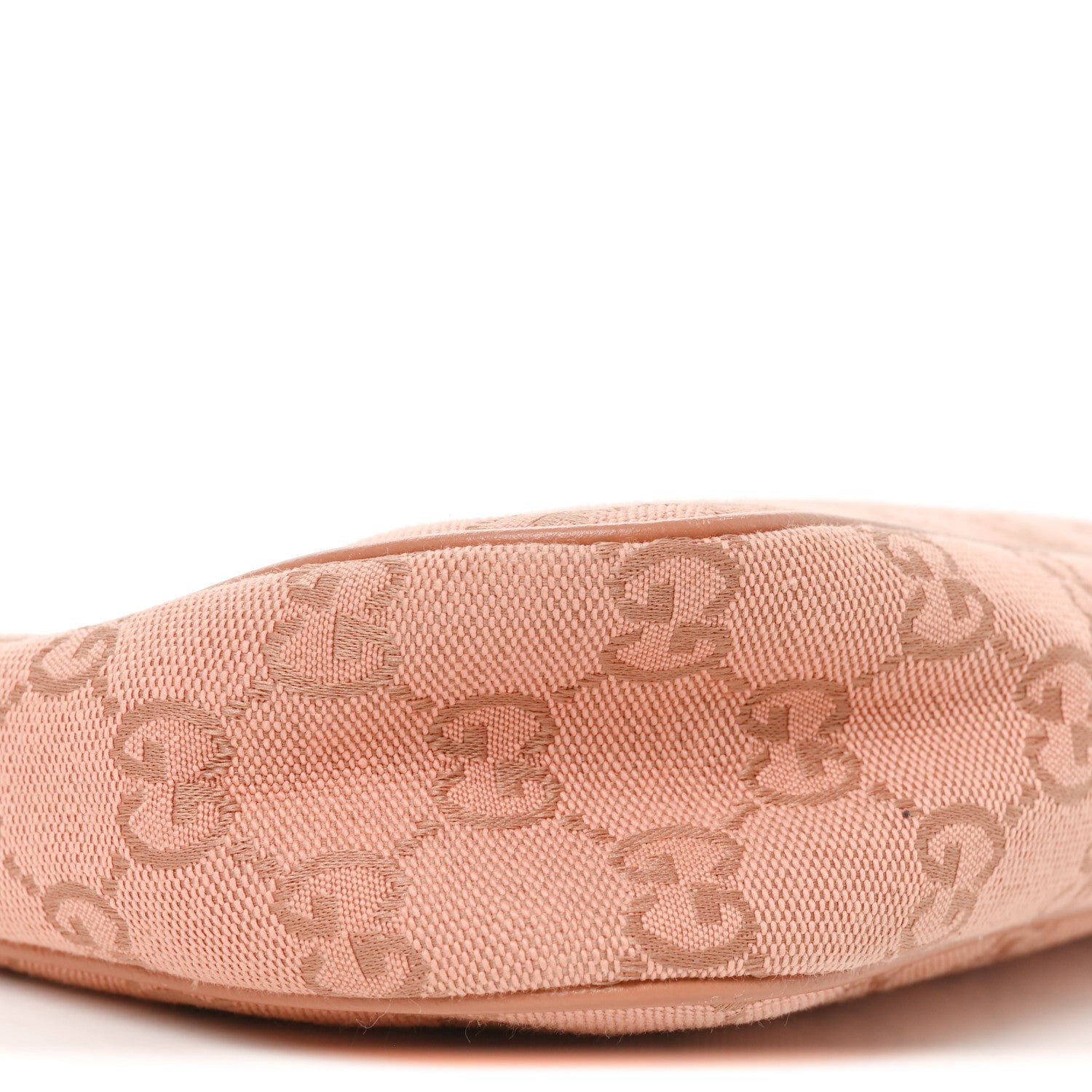 Gucci Monogram Textured Dollar Calfskin Small Ophidia Hobo Cloche Rose Pink Cloche Rose Pink 9 of 10