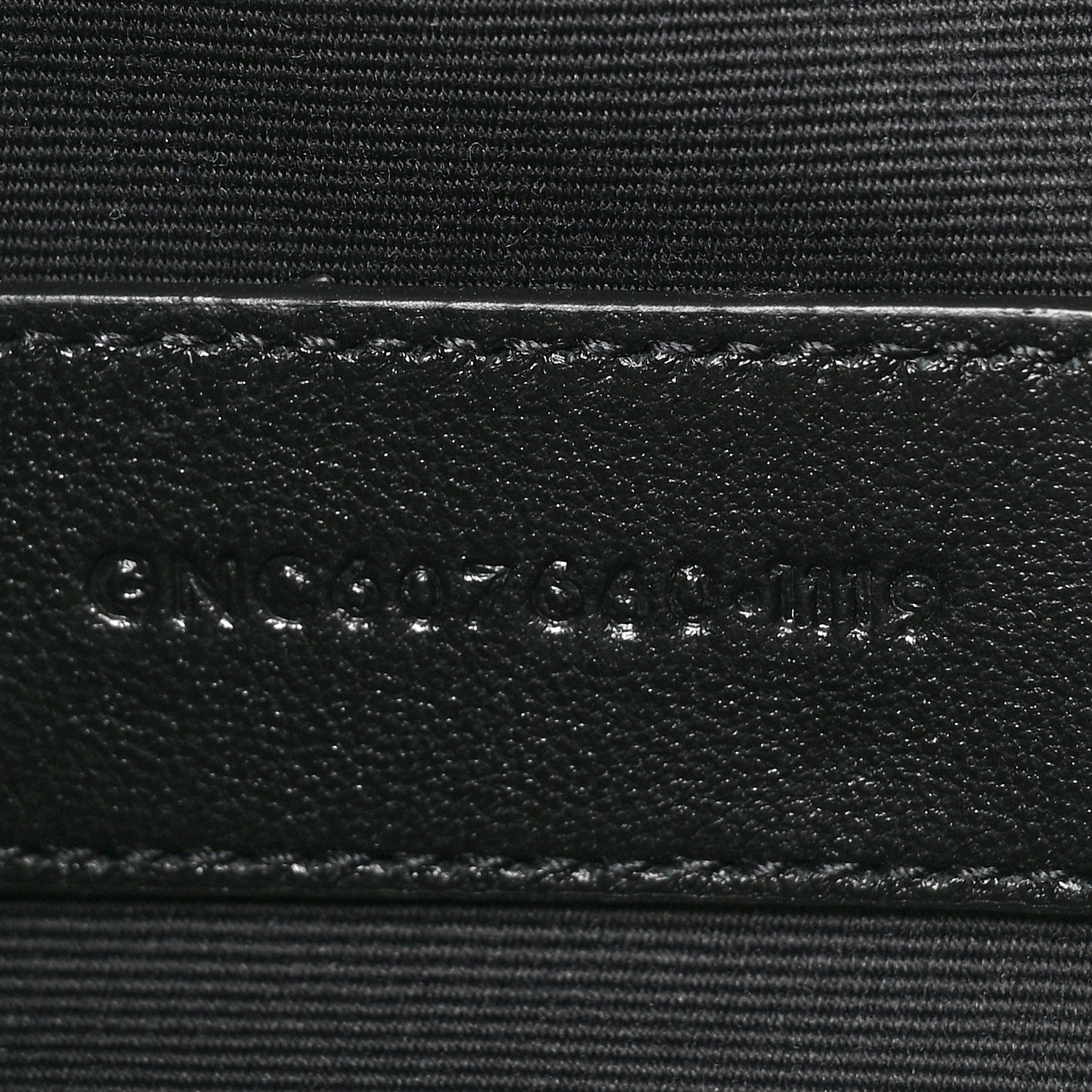 Saint Laurent Smooth Calfskin Monogram Bill Pouch Black 8 of 13