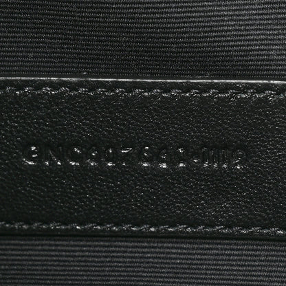Saint Laurent Smooth Calfskin Monogram Bill Pouch Black 8 of 13