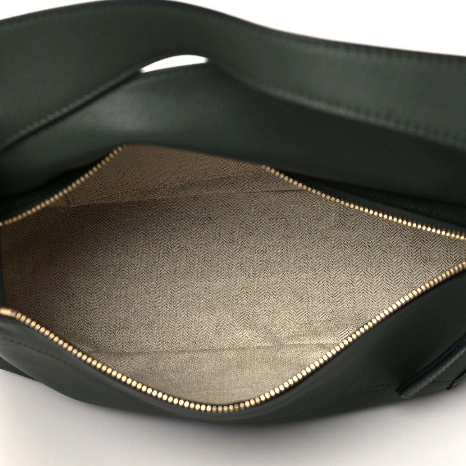 Loewe Calfskin Puzzle Hobo Army Green 4 of 5
