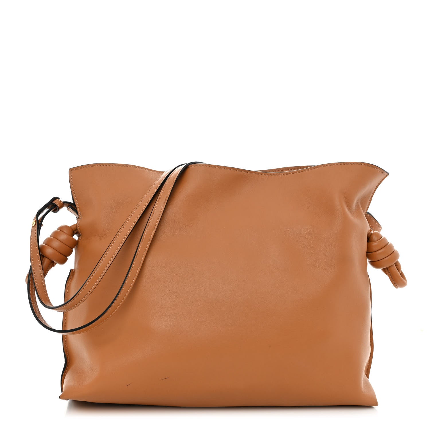 Loewe Nappa Flamenco Knot Clutch Warm Desert 1 of 12
