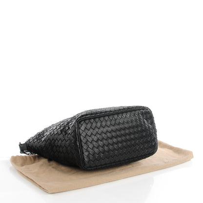 Bottega Veneta Nappa Intrecciato Small Shoulder Bag Black 4 of 9