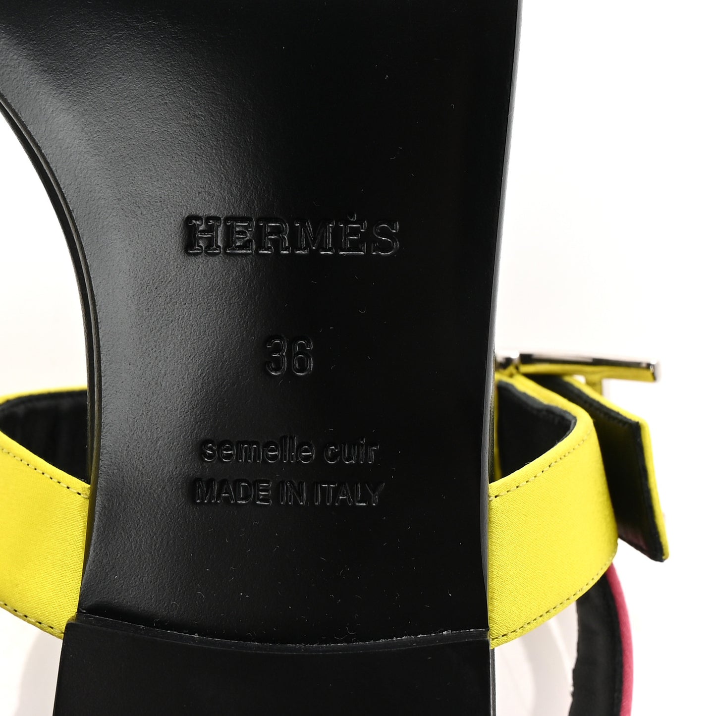 Satin Hapi Sandals 36 Multicolor