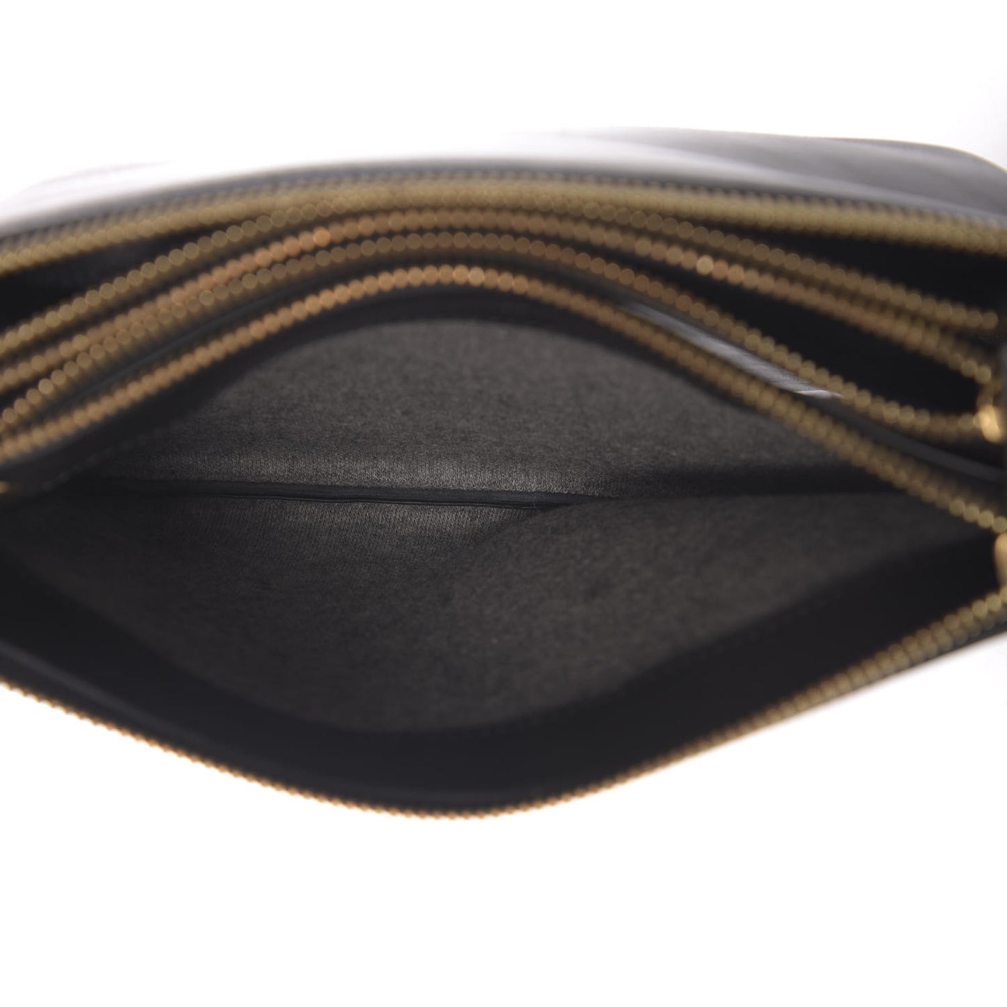 Lambskin Small Trio Crossbody Bag Black