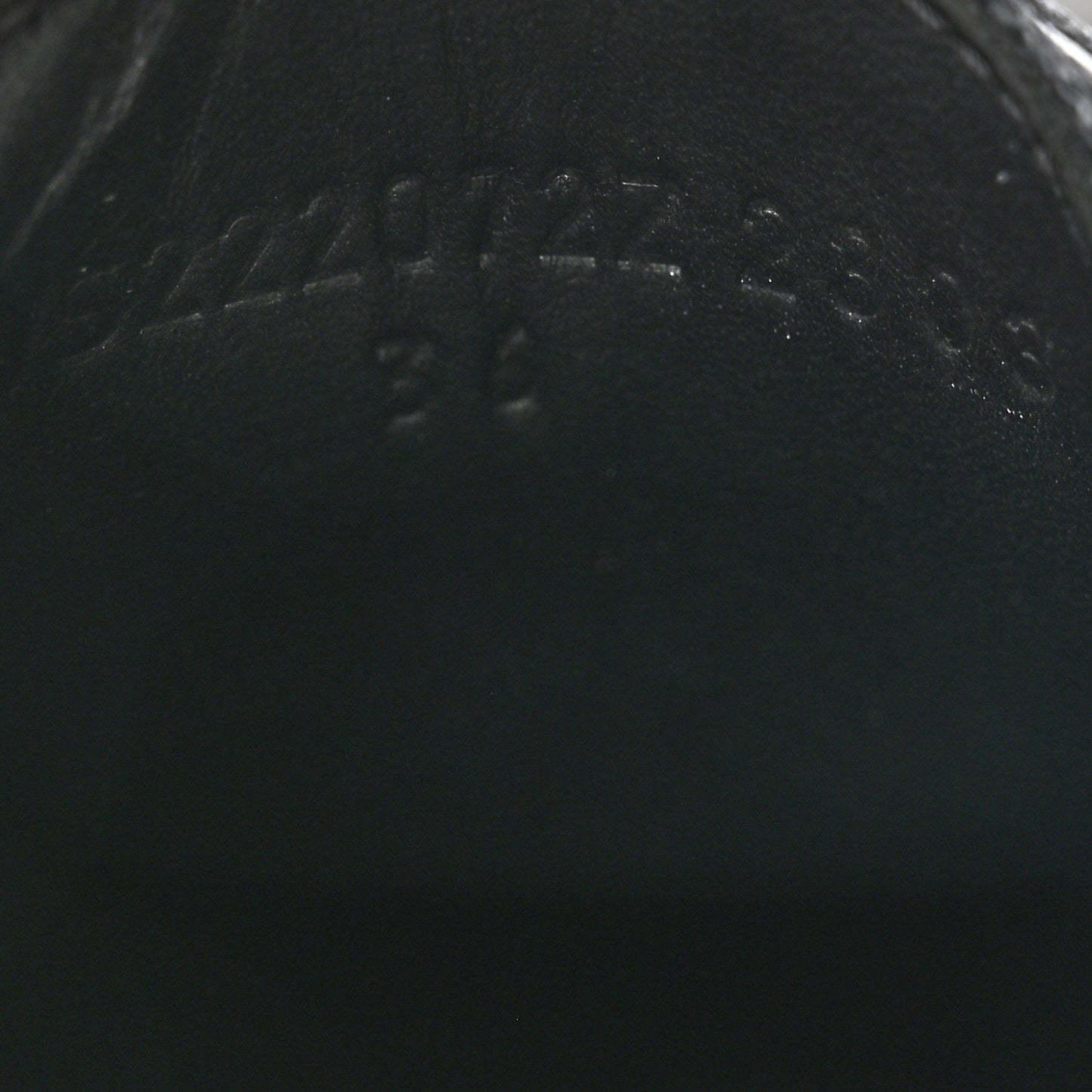 Glossed Calfskin First Oxford 36 Black