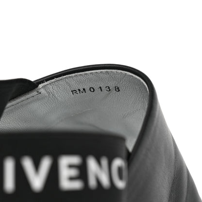 Givenchy Nappa Rivington Logo Slingback Flat 38 Black Silver 8 of 8