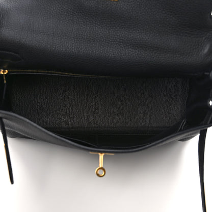 Hermes Togo Kelly Retourne 32 Black 5 of 9