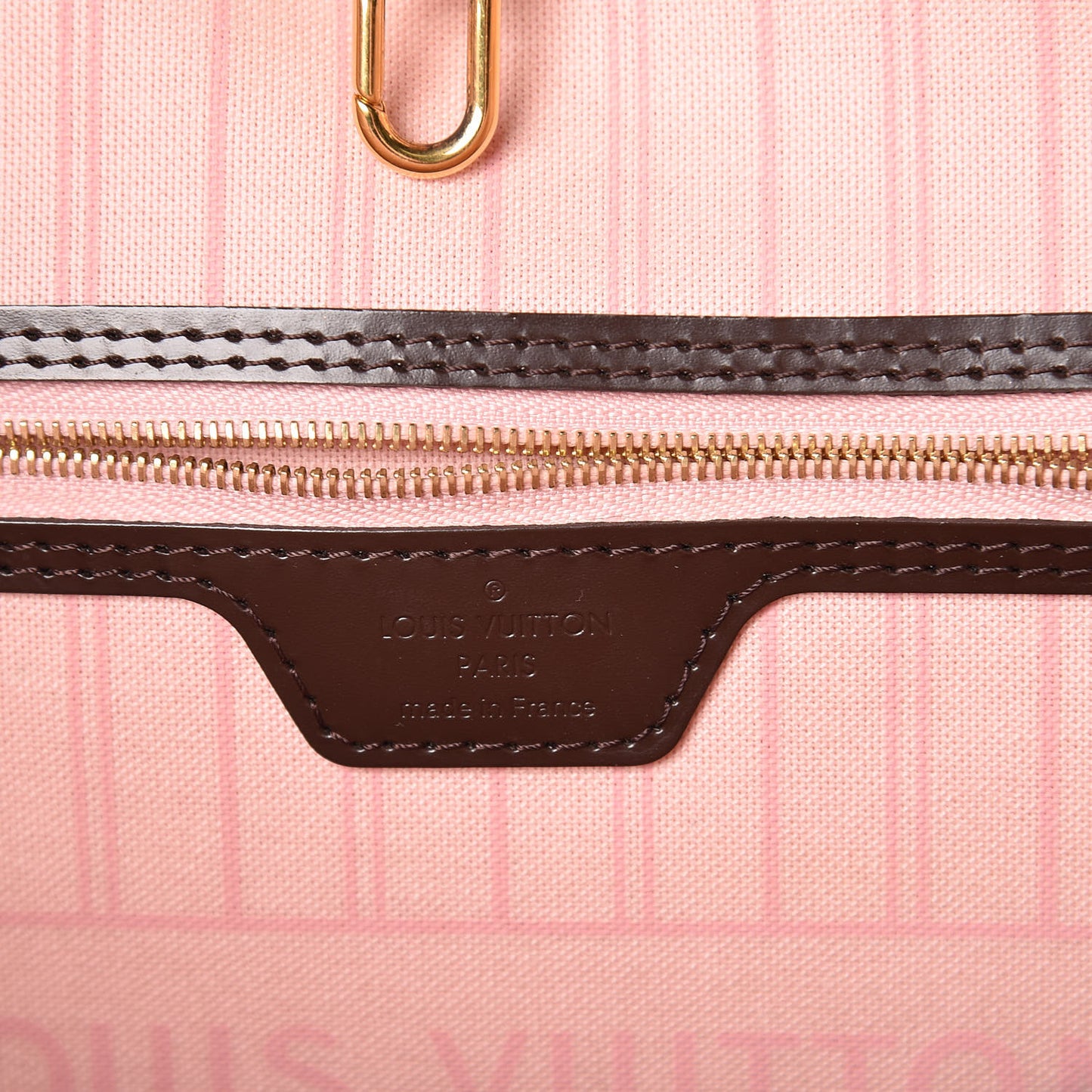 Damier Ebene Neo Neverfull MM Rose Ballerine