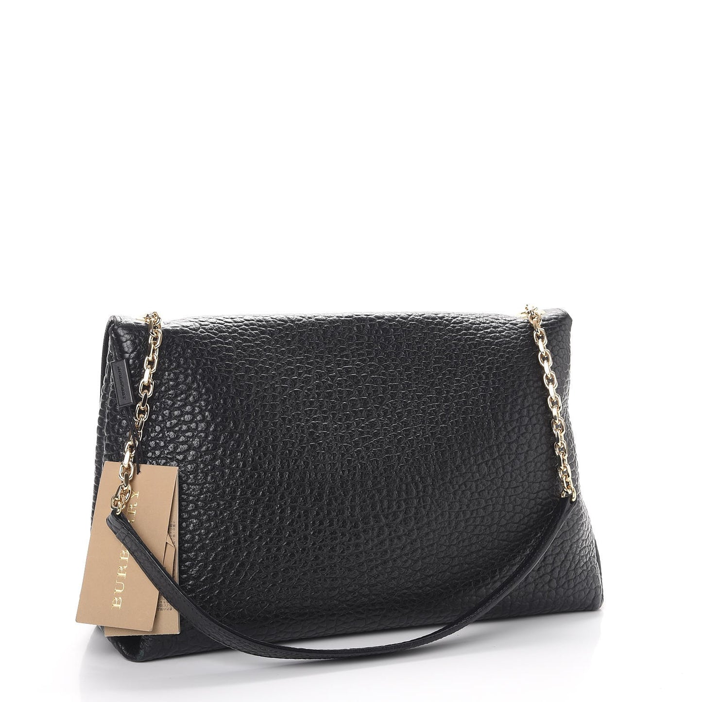 Signature Grain Large Mildenhall Shoulder Bag Black