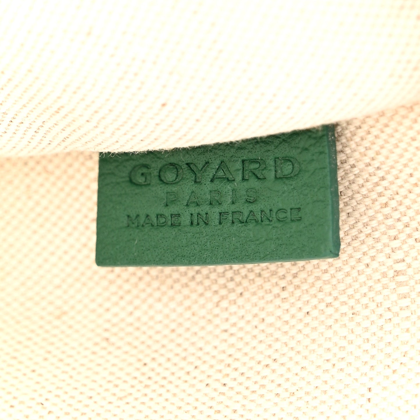 Goyardine Villette MM Tote Green
