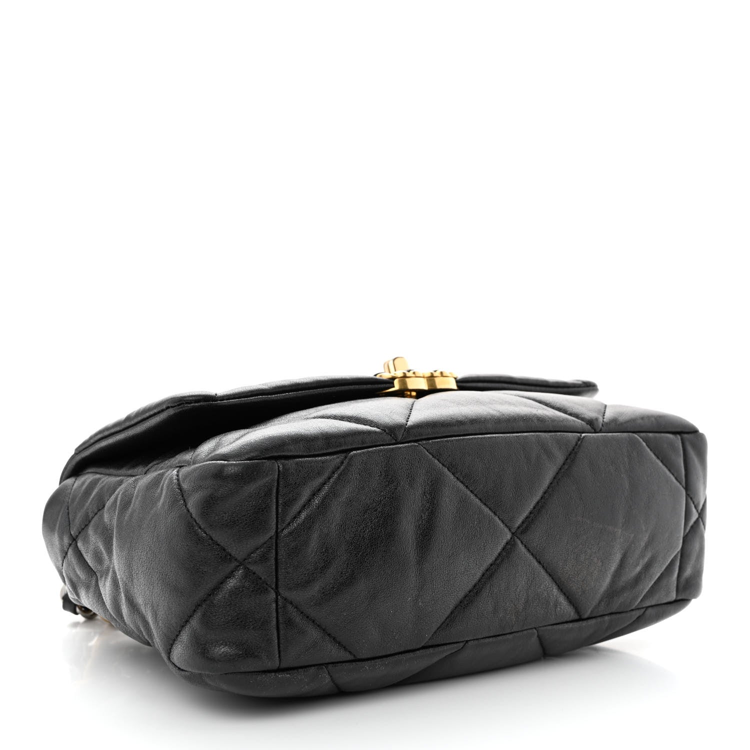 Chanel Lambskin Quilted Medium Chanel 19 Flap Black 4 of 10
