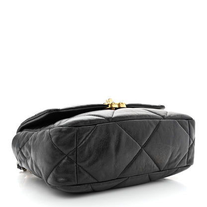 Chanel Lambskin Quilted Medium Chanel 19 Flap Black 4 of 10