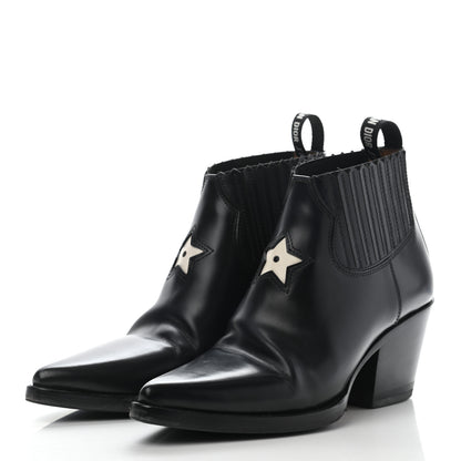 Christian Dior Calfskin L.A. Ankle Boots 36.5 Black 3 of 8
