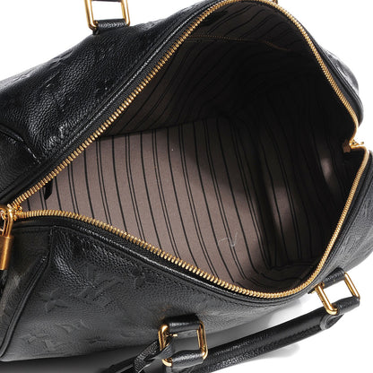 Louis Vuitton Empreinte Speedy Bandouliere 30 Black 5 of 7