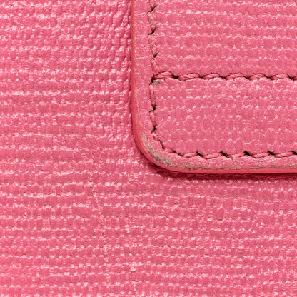Saint Laurent Textured Calfskin Y Ligne Clutch Fuchsia 10 of 12